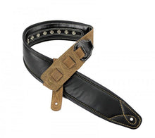 Load image into Gallery viewer, Walker & Williams C-35 Black Premium Leather with Studs Double Padded Strap