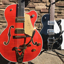 Load image into Gallery viewer, Gretsch Players Edition Nashville® Hollow Body with String-Thru Bigsby® Flame Maple - G6120TFM